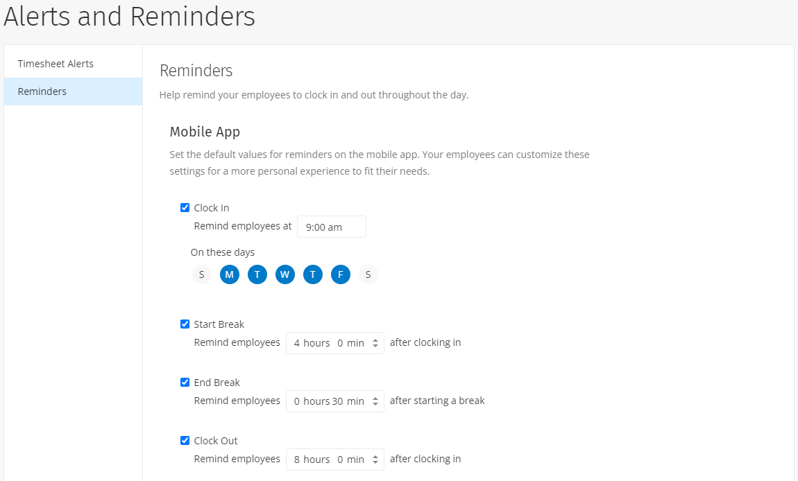 Using Alerts, Notifications, and Reminders